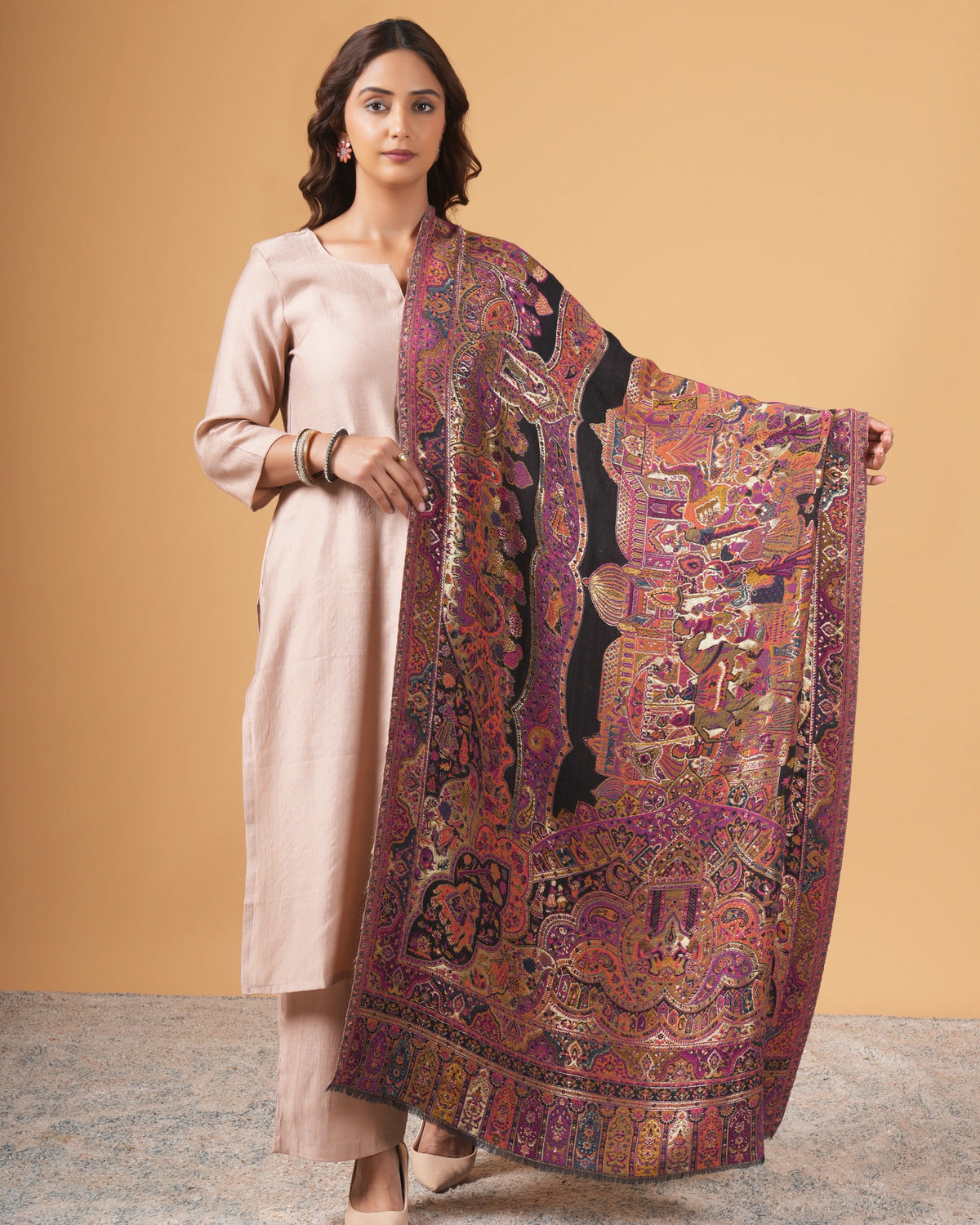 Reversible Woolen Shawl