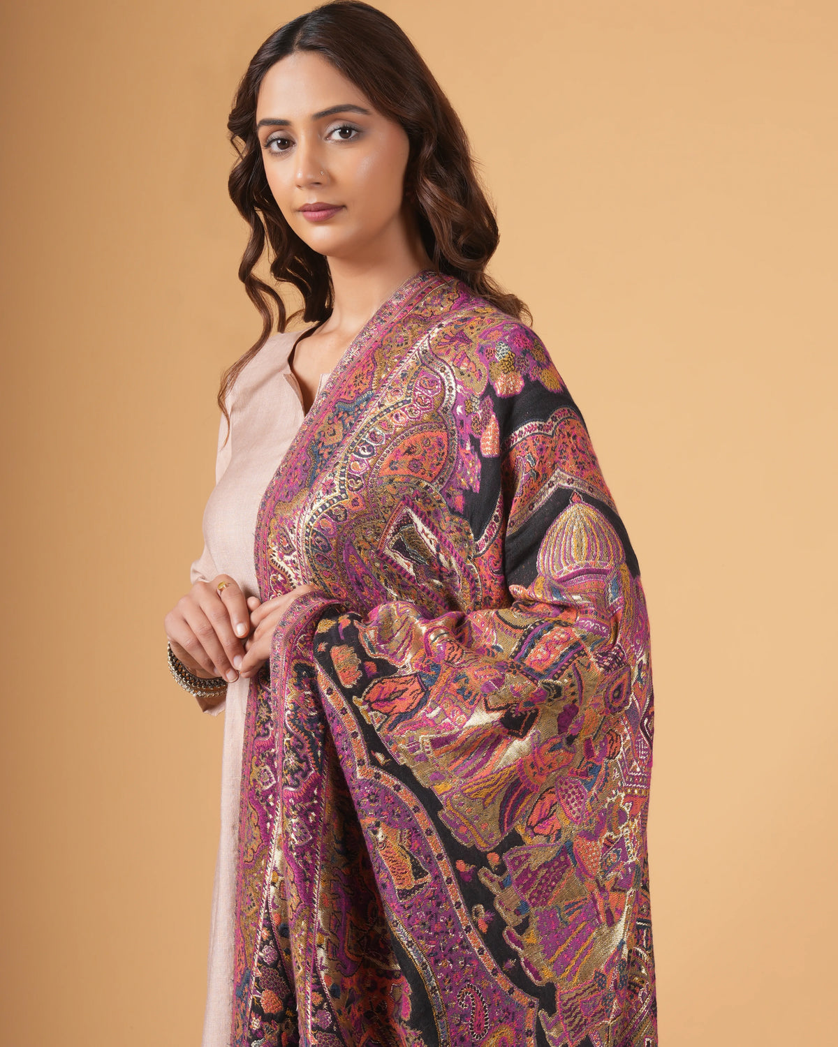 Reversible Woolen Shawl