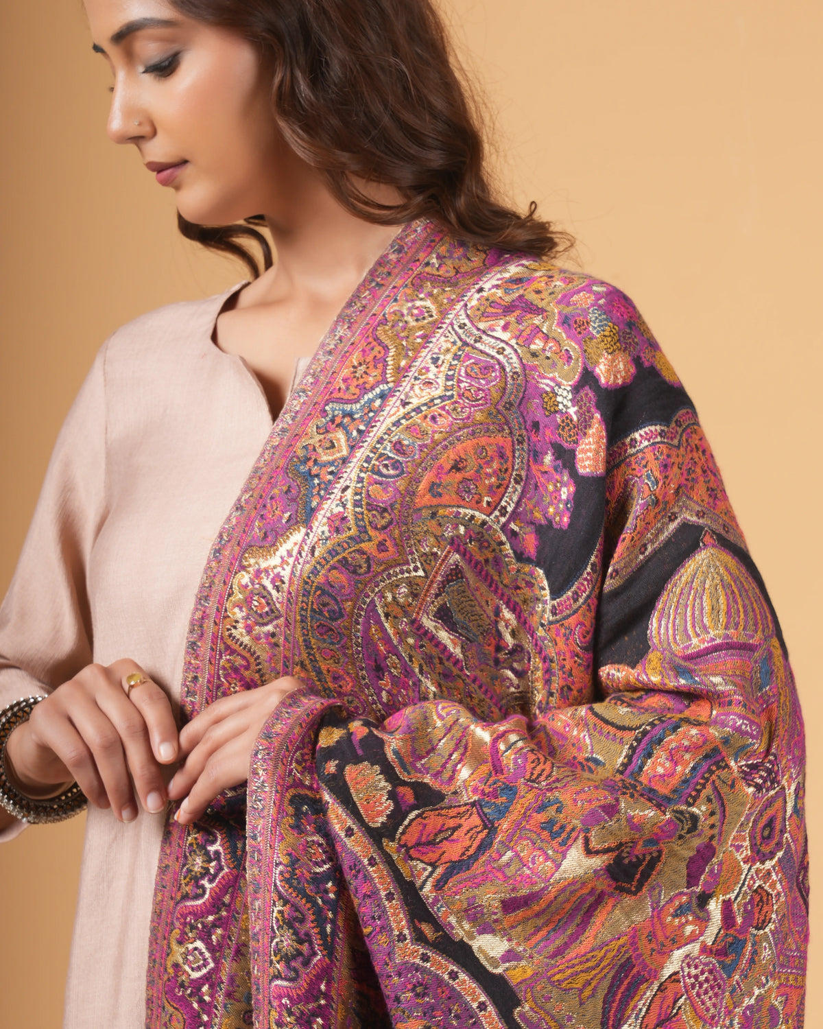 Reversible Woolen Shawl