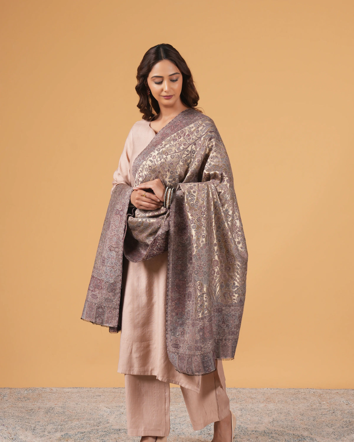Zari Woolen Shawl