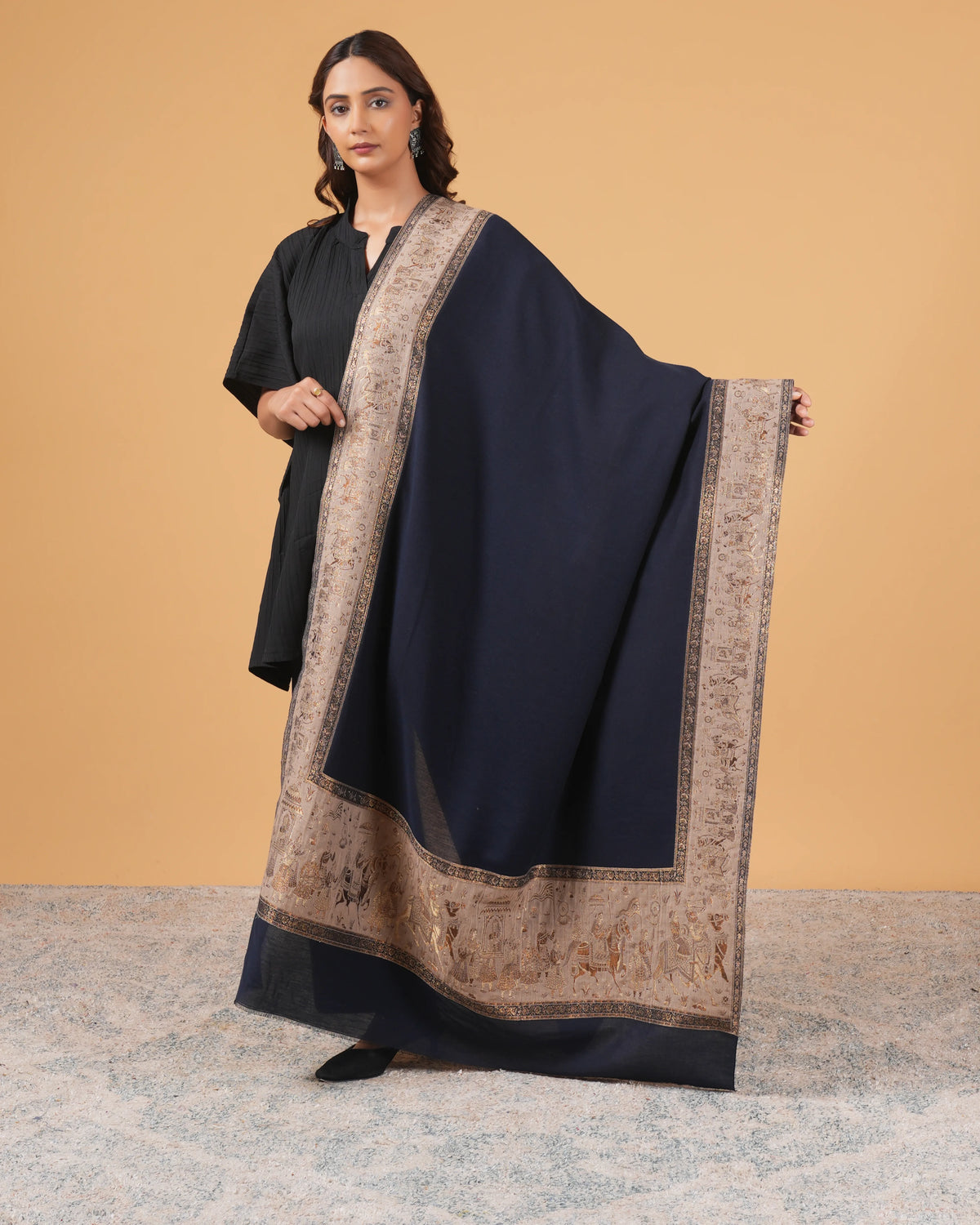Zari Woolen Shawl