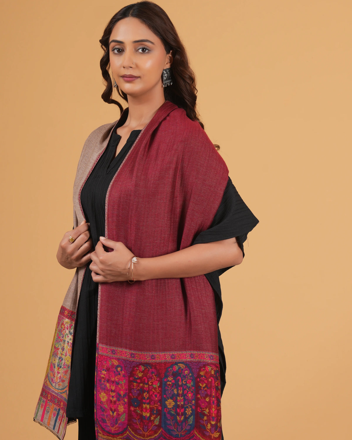 Reversible Woolen Shawl