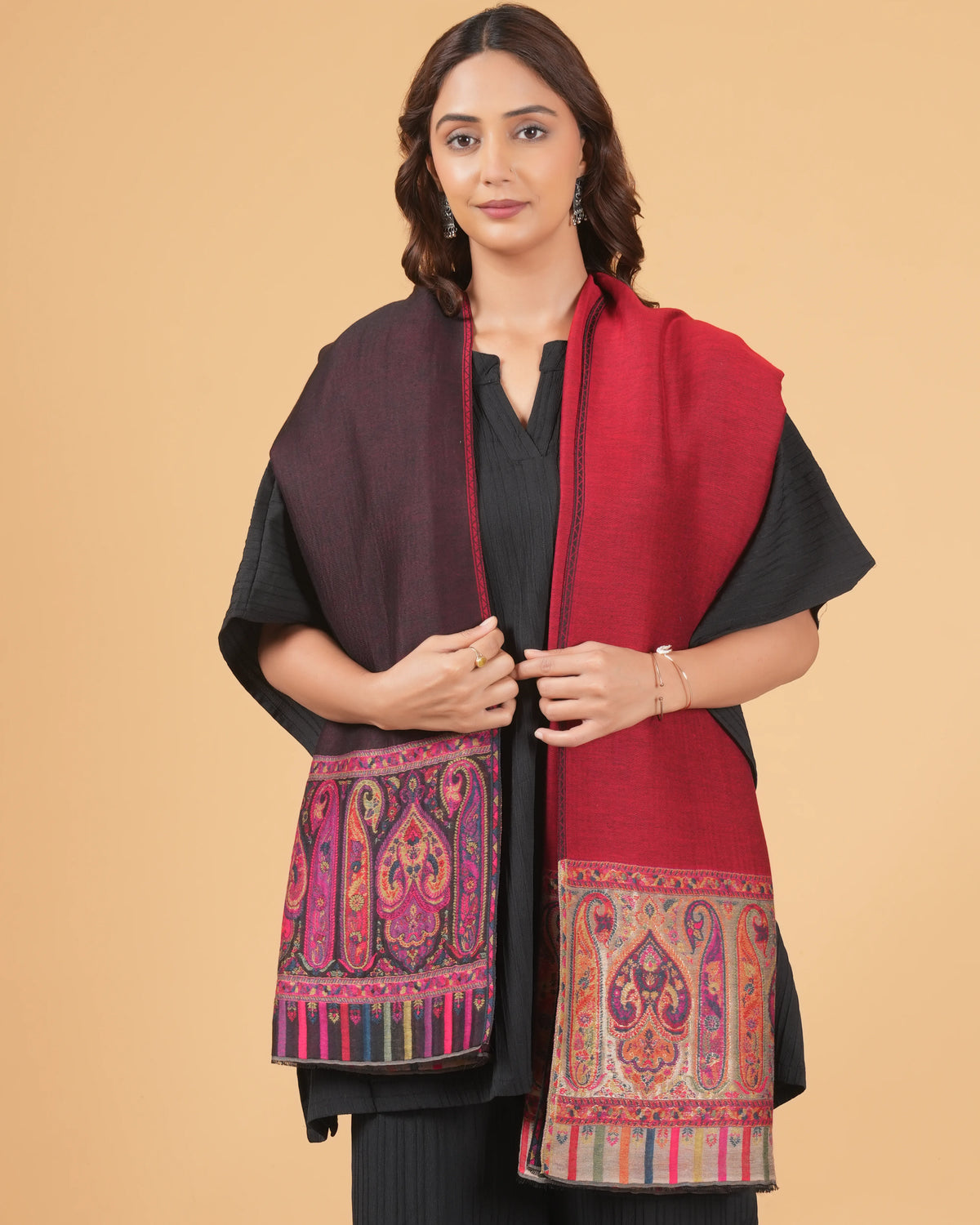 Reversible Woolen Shawl