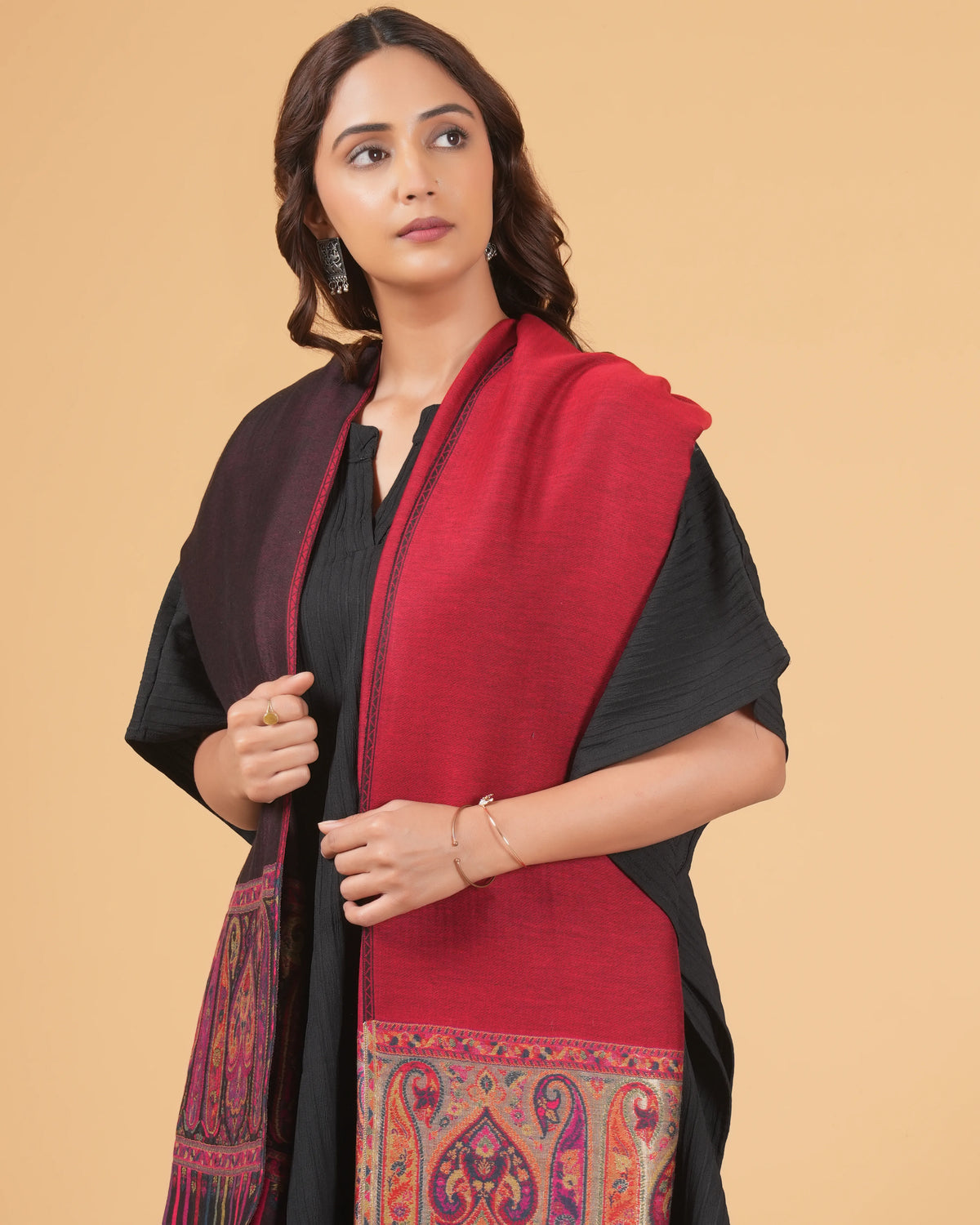 Reversible Woolen Shawl