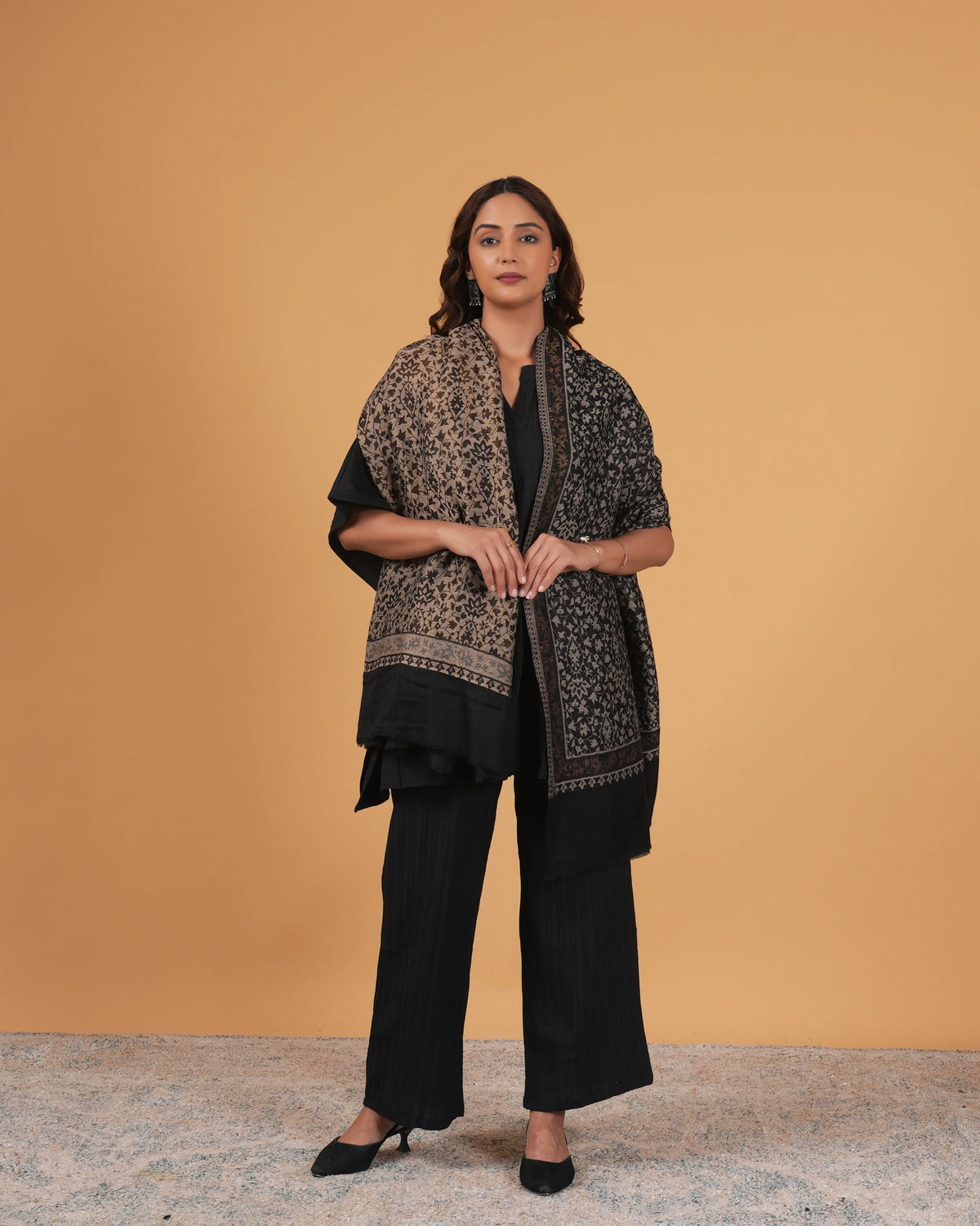 Kani Reversible Woolen Shawl