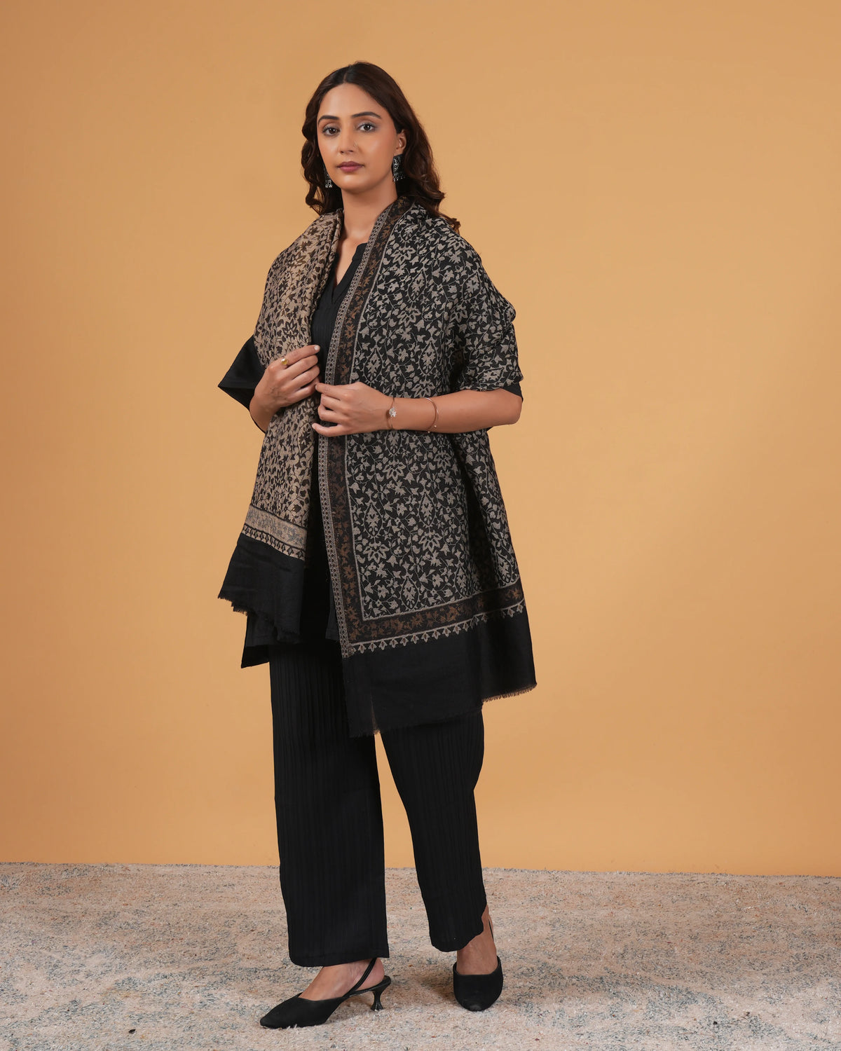 Kani Reversible Woolen Shawl