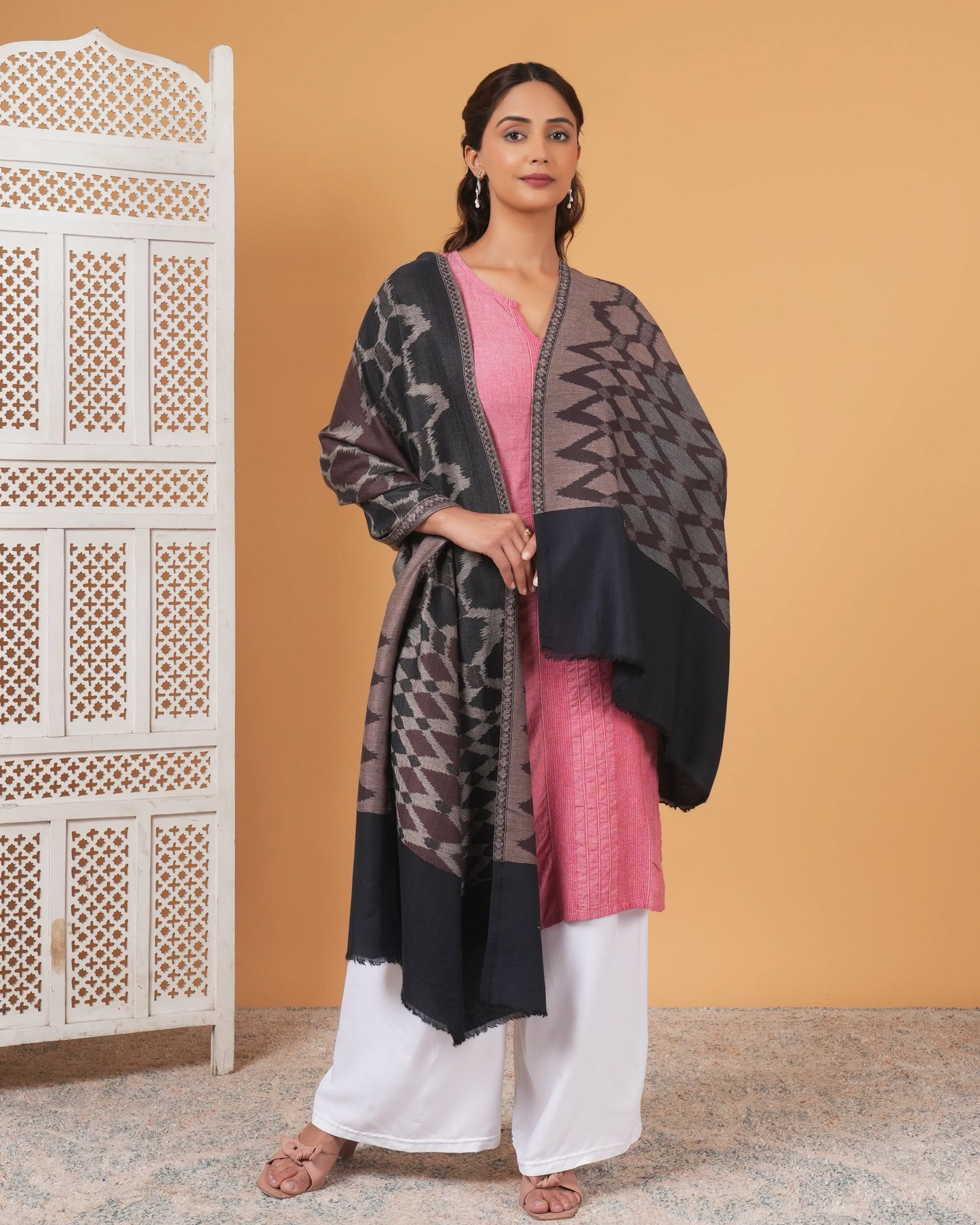 Reversible Woolen Shawl