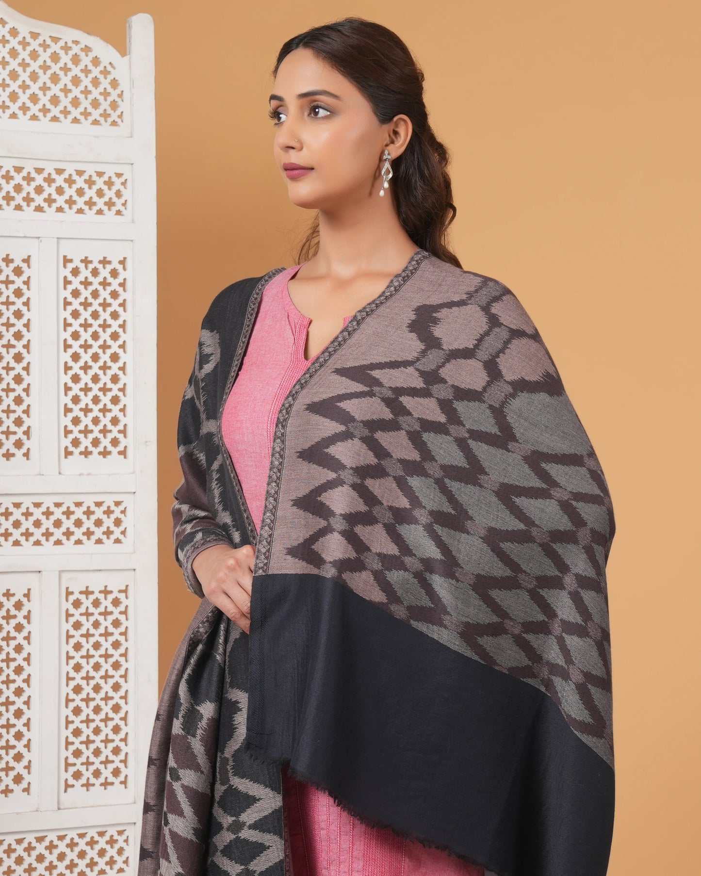 Reversible Woolen Shawl