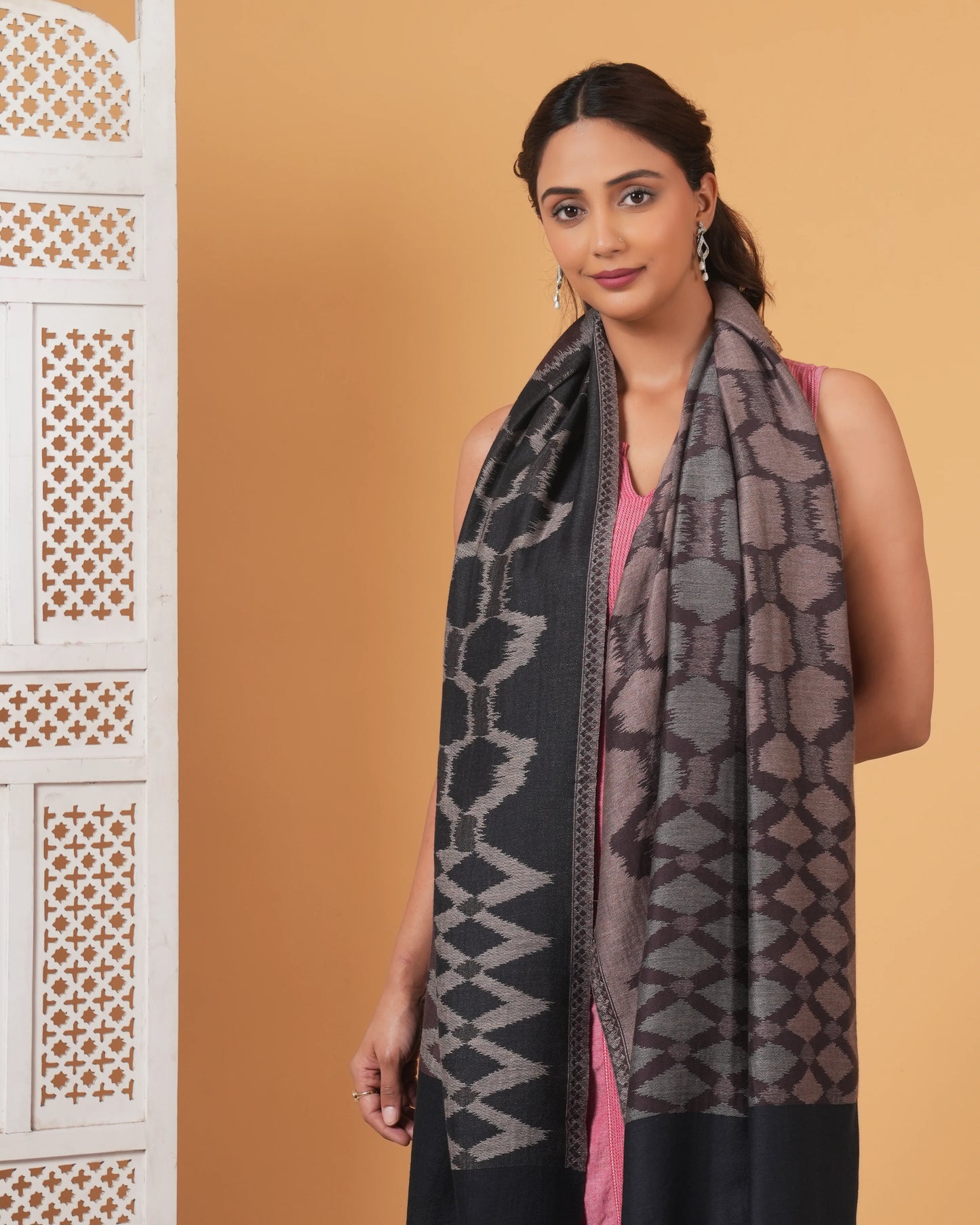 Reversible Woolen Shawl